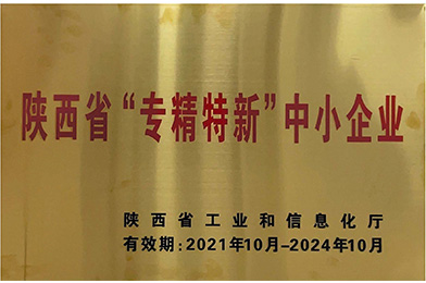 陕西省“专精特新”中小企业