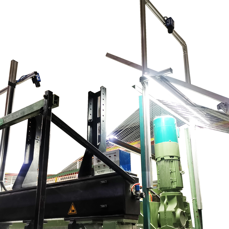  经编机绕辊及断纱自停检测系统